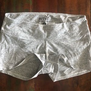 NoBull shorts, medium, White Heather